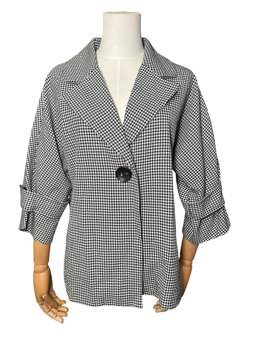 mac & jac Vintage Houndstooth Jacket Blazer - Picture 4 of 11